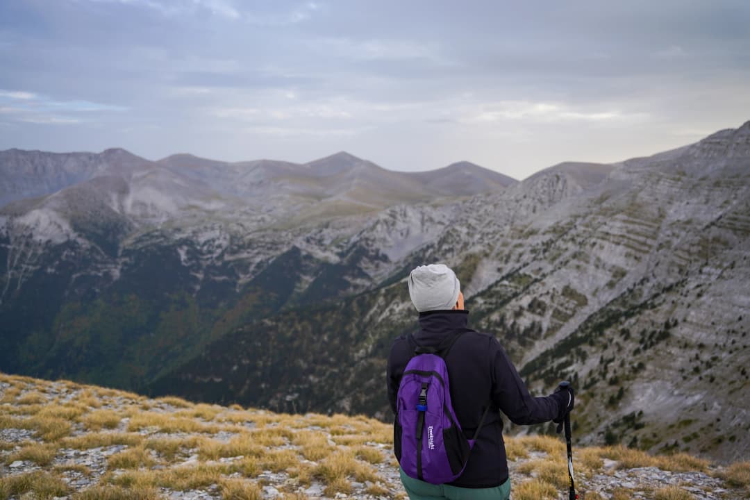 Hiker on the mountain