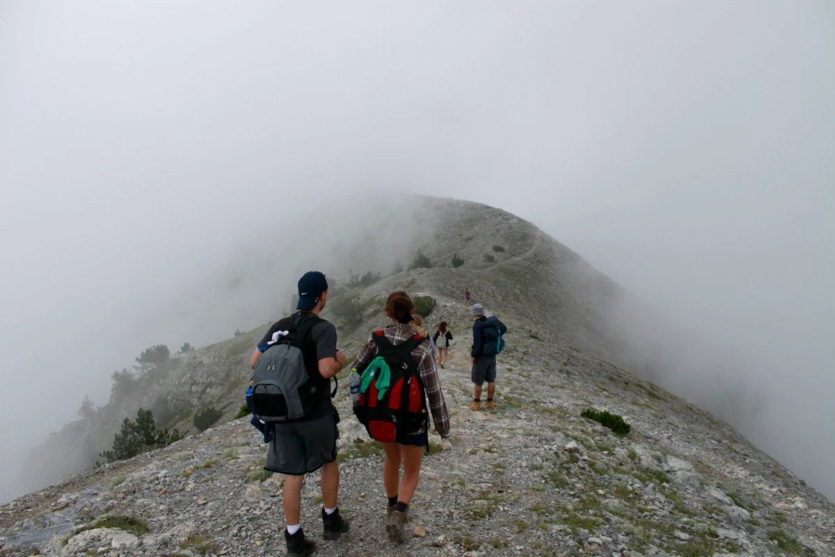 group of hikers